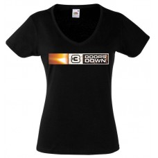 3 DOORS DOWN LOGO Дамска тениска